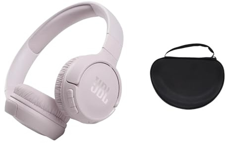 JBL Tune 510BT - Cuffie wireless On-Ear con bassi puri, Bluetooth 5.0, batteria 40H, connettività multi-punto, chiamate in vivavoce, design leggero e pieghevole, include custodia da viaggio