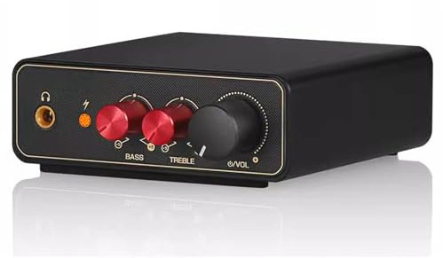 Mini preamplificatore Phono MM/MC, preamplificatore per Giradischi, con Controlli del Volume, Uscita Cuffie e da 3,5 mm, per Giradischi LP in Vinile.
