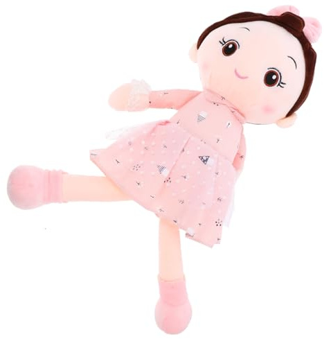 HEALSOPTHY Plüsch Mädchenpuppe Weiches Stofftier für Jahre Alte Süße Blumen Kleid Design