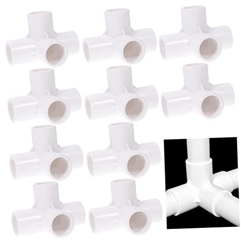 Gatuida 10 Piezas Accesorios De Codo De PVC PVC De Vías Estructuras Uso Jardín y Tuberías
