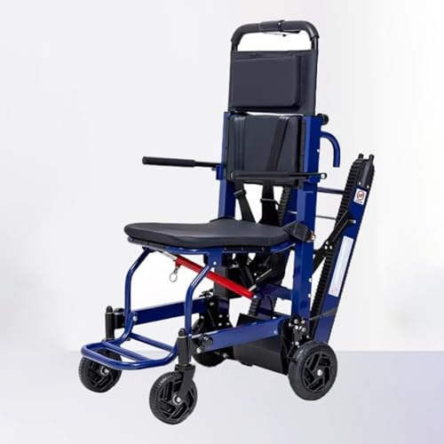 TT-YEC Silla Salvaescaleras Móvil Para Personas Mayores, Silla De Ruedas Eléctrica De Aleación De Aluminio Para Subir Escaleras, Silla De Evacuación De Escaleras Plegable,B