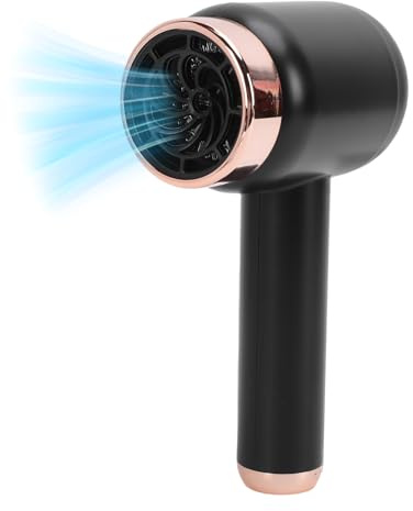 VBESTLIFE Asciugacapelli Senza Fili, Asciugacapelli Portatile da 1000 W con Diffusore e Beccuccio, USB a Ioni Negativi per Uomo e Donna, Batteria da 1500 MAh (Spina europea 220 V)