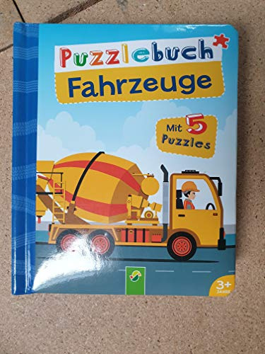 Puzzlebuch Fahrzeuge mit 5 Puzzeln