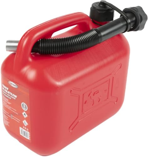 Start Depósito De Combustible De Plástico De 5 Litros Con Boquilla, Ligero Y Aprobado