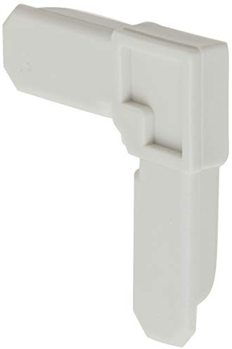 PRIME-LINE MP7729-50 Lot de 50 cadres d'angle en plastique blanc 5/16 x 3/4 5/16 x 3/4