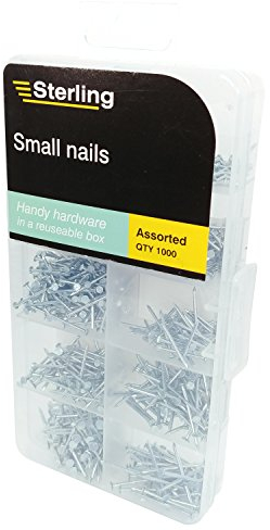 Sterling PNAIL1 Verschiedene Kleine Nägel, farblos, 1000 Pieces, Stück