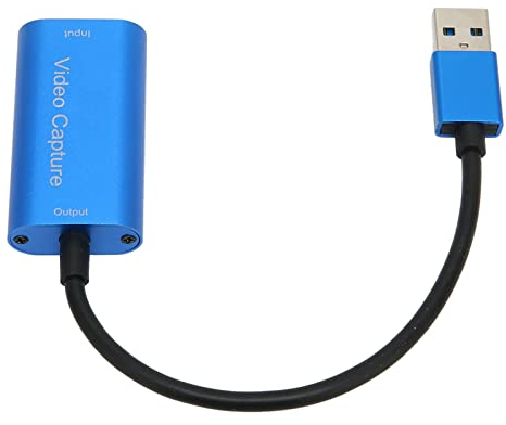 Video-Karte, zu-USB-Video-Karte, 1080P 60FPS HD-Game-Gerät, Live-Übertragung und von Video-Grabber für Spiele, Streaming, Unterricht, Videokonferenzen