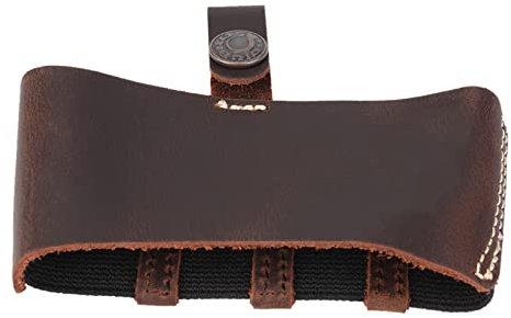 VOBOR Motorrad-Schuhschutz, Motorrad-Universal-Leder-Schaltschutz, Schalthebel, Socke, Stiefel, Schuhpedal, Schalthebel, Stiefelschutz, Abdeckung, Sitze Und Zubehör(Braun)