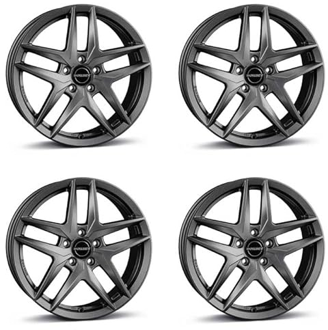 4x Borbet Felgen Z 7.5x18 ET51 5x112 dark grey matt kompatibel mit Mini Cabrio Clubman Cooper S Countryman One