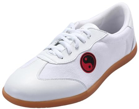 Kraftpaid Chaussures D'EntraîNement De Karaté,Chaussures Kung Fu Tai Chi,Chaussure Escrime,Conception AntidéRapante,Conception Ergonomique,pour La Formation DéButant Adultes Enfants Hommes Femmes