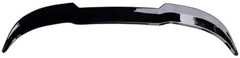 Heckspoiler Für F&ord Für Fiesta MK8 ST 2018 2020 2022 Hinten Verlängerung Kleine Flügel Schwanz Spoiler ABS Glanz Schwarz Carbon Faser Stil Auto Zubehör Auto Spoiler HeckflüGel(Glossy black)