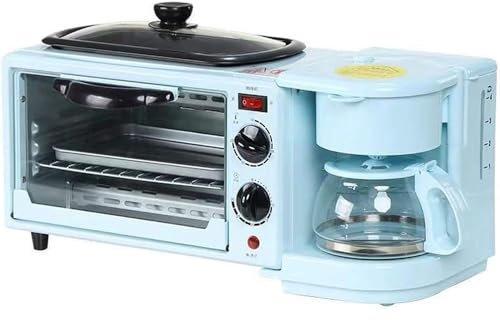 Multifunction 3 In 1 Breakfast Machine - Electric Coffee Maker Pizza Oven Egg Omelette Frying Pan Toaster For Quick And Easy Breakfasts