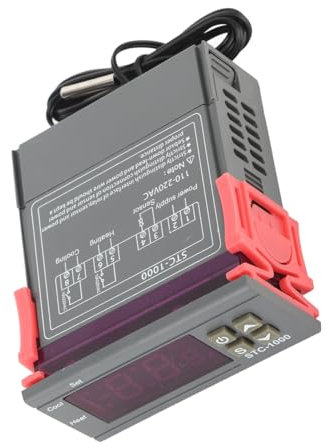 Controller Termostato Elettrico Digitale per Terrari D'acquario, Controllo Sensore -1000