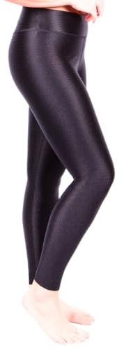 LIPOELASTIC Flow Leggings- Tissu texturé 3D Micro-massant | Legging Compression Femme | Legging de Sport Femme (FR/ES, Alpha/Lettres, L, Taille Normale, Taille Normale, Standard, Black)