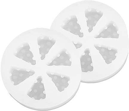 HOMSFOU 2pezzi Stampo in Silicone Per Dolci Forma Formaggio Stampo Per Cioccolatini e Torte Resistente e Sicuro Per Prolungato