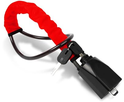 YYTERI Car Steering Lock Anti-Theft T-Bar Wheel Lock for BMW i5 Touring (G61) 2024 Heavy-Duty Immobilizer with Pickproof Design to Secure Your Vehicle,B