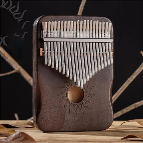 Erwachsene Kalimba Tragbares Kalimba-Instrument Mit 21 Tasten Aus Ahorn Für Erwachsene Anfänger(Black)