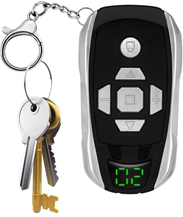 Duplicatore di telecomandi per porte – Portachiavi a clonazione multifrequenza, telecomando di ricambio resistente per sistemi di cancelli e garage, controller di accesso sicuro senza fili per