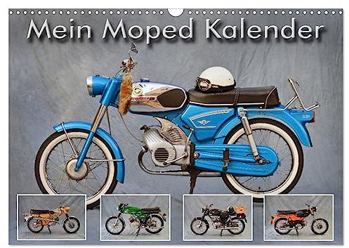 Mein Moped Kalender (Wandkalender 2026 DIN A3 quer), CALVENDO Monatskalender
