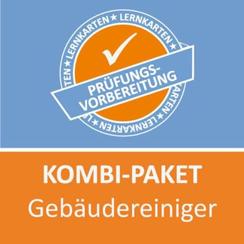 Kombi-Paket Gebäudereiniger Lernkarten: Erfolgreiche Prüfungsvorbereitug