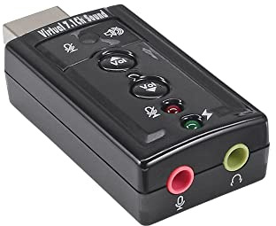 InLine 33051C Virtual 7.1 Adaptateur Audio USB Surround Sound