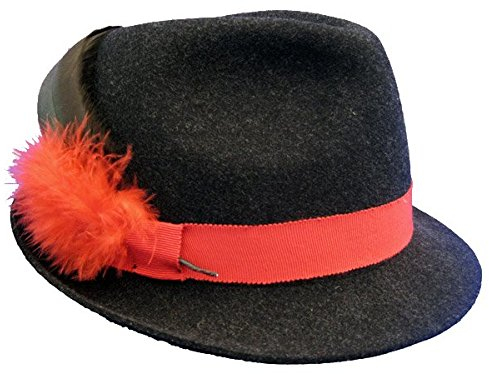 Faustmann Traditionell hatt dam 243 KS röd antracit/röd, Antracit/röd, 57 cm