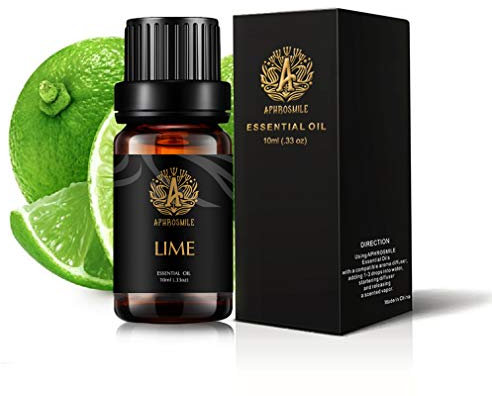 Aphorsmile Ätherisches Limettenöl, 10 ml – 100% reines ätherisches Öl, natürliche Extraktion
