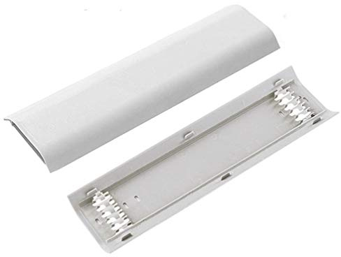 2 pièces Couvre Câbles Muraux, Couvre Câble pour Goulotte de Télévision, Couvercle Design Plat, à Peindre, Dissimule 11,8 Pouces de Gaine Murale pour Câble de Cache de Télévision (2)