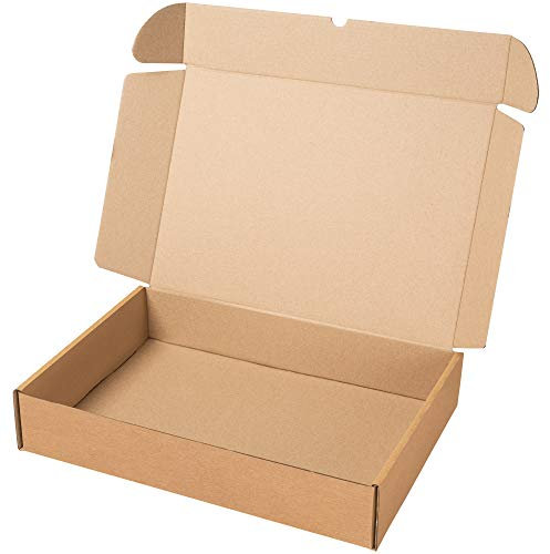 packer PRO Pack 25 Cajas Carton Envios Automontables para Ecommerce y Regalo Kraft, Grande 43x30x8cm