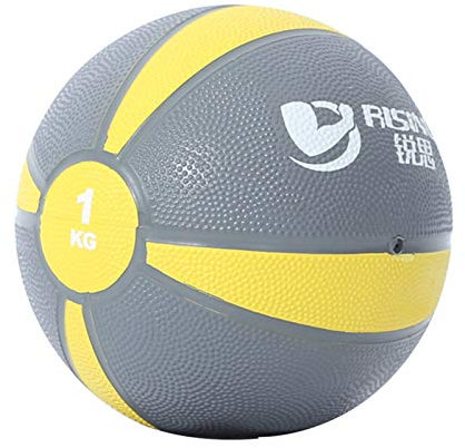 Medizinbälle Gummi-Medizin-Ball, Aerobic-Kerntraining Elastische Fitness-Kugel, 1kg / 2kg / 3kg / 4kg / 5kg / 6kg / 7kg / 8kg / 9kg / 10kg / 10kg (Size : 1kg/2.2lbs)