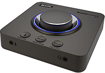 CREATIVE Sound Blaster X4 DAC Tarjeta de Sonido Externa USB Super X-FI 7.1