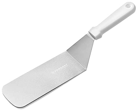 Forgast Edelstahl Winkelpaletten | 36,5cm | Streichpaletten | Spatel Backen | Streichmesser | Gerade Spatel | Tortenmesser | Kuchenmesser | für Kuchen, Torten, Tortendekoration aus Fondant, Frosting
