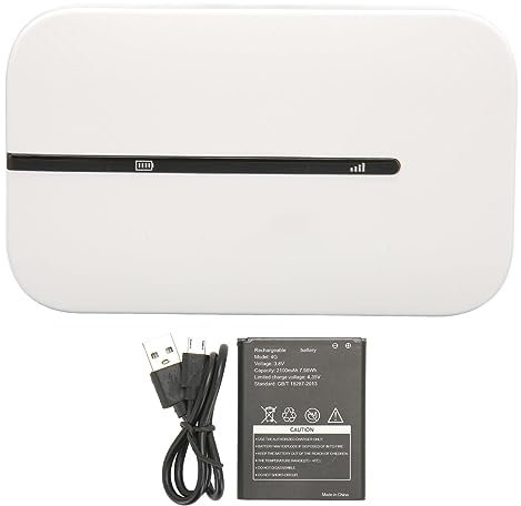 Hotspot WiFi Mobile 4G LTE, Routeur sans Fil 4G LTE avec Emplacement pour Carte SIM, Appareils Hotspot WiFi Portables Débloqués pour Les Voyages, Prise en B1 B3 B7 B8 B20