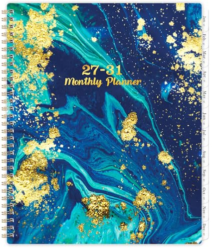 Månadsplanerare/kalender 2025-2029 - 5 års månadsplanerare 2025-2029 från jan 2025 - dec 2029, 9 tum x 11 tum, 2025-2029 kalenderplanerare med flikar