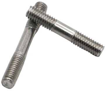 2–5 Stück M3 M4 M5 M6 M8 M10 304 Stange Doppelgewinde Edelstahl Schraube Stehbolzen Schraube Stange Stehbolzen L = 30–100 mm (Size : 45mm, Color : M4 5pcs)