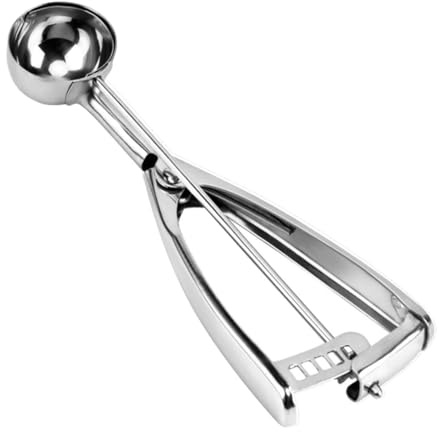 Cookie Scoop, 18/8 Stainless Steel Cookie Scooper, Cookie Scoops for Baking, 1Tbsp/15 ml/0.5oz Cookie Dough Scoop, Ice Cream Scooper with Trigger Release, Cookie Scooper for Baking (#60)…