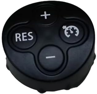 WSBOJXTH Pulsante Volante per Auto Compatibile con Mini per Cooper R55 R56 2007-2014 Copertura del Pulsante di Controllo Dell'interruttore RES del Volante Dell'auto Accessori Interni Dell'auto