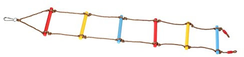 AKLOSIPY Clim Rope Ladder Multilayer Wear Nylon für Baumleiter mit Guter G-Stärke und Stabilität 's Wling Rope Ladder für Outdoor-Spiele