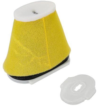 Kit filtro aria per moto, supporto gabbia filtro aria per moto, cestello di aspirazione per Raptor 660 660R YFM660R 2001-2005 Giallo