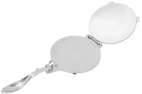 Ipetboom Prensa de Tortillas de Aluminio de Manual Antiadherente para Masa de Harina y Maíz Molde Multifuncional para Dumplings y Quesadillas Herramienta de Cocina Resistente y Ergonómica