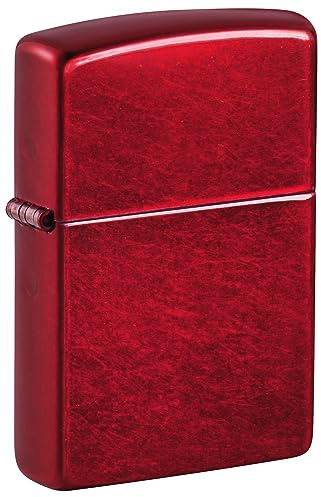 Zippo 5088Z056 Briquet sans Logo - Rouge (Candy Apple Red) 60001184 1 x 3,5 x 5,5 cm