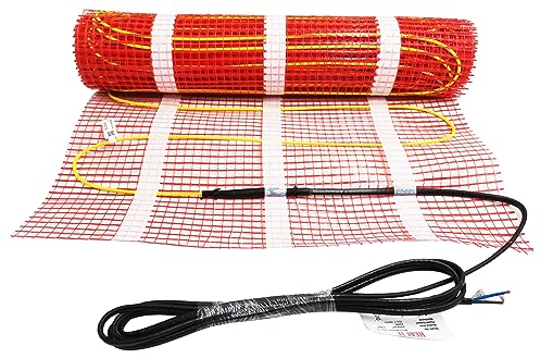 HEATIT 1,5 ㎡ Fußbodenheizungsmatte Elektrisch strahlendes selbstklebendes Fußbodenheizungssystem 150w/㎡ Warmmatte