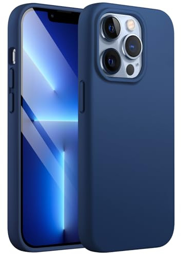 JETech Silicone Case for iPhone 13 Pro Max, Cobalt Blue | Silky Soft Touch, Shockproof Protection, Scratch Resistant, Microfiber Lining