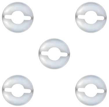 5er Set 276 Öllampe Reflektierende Abdeckung Petroleumlampe Reflektor für Strand Rucksackreisen Argent, Silber, 16,5 cm
