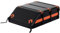 Yugodex Auto Dachbox 21 Kubikfuß, 595 L Faltbare Wasserdicht Dachboxen für mit/ohne Dachträger Autos、SUV Dachtasche mit Aufbewahrungstasche, Antirutschmatte, Zahlenschloss, Haken Schwarz-Orange
