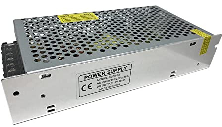 Transformadores 12V CA a CC 12 V 3A 5A 10A 15A 20A 25A 30A Transformador de iluminación de conmutación Fuente de alimentación de 12 V(12V 16.5A 200W,2 PCS)