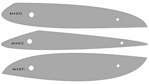 3-teilig Kurvensatz Kurve Kurven Schablone Kurvenschablone Zeichenschablone Kurvenlineal Kurvelineal Burmesterkurven Burmester - Modedesign Modedesigns Mode Fashion Technisches Zeichnen
