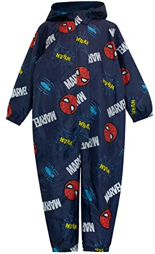 Marvel Pojkar Regndräkt Spider-Man Blå 122