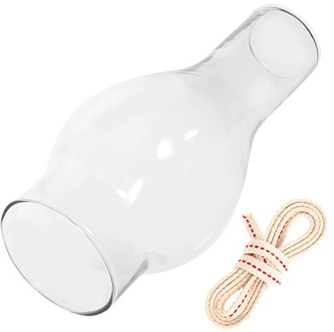 Beaupretty Öllampenkamin-Ersatzlampenkugeln Klarglas-Kaminlampenschirm Für Vintage Restaurierung Antiker Öl- Petroleumlampen - Transparent