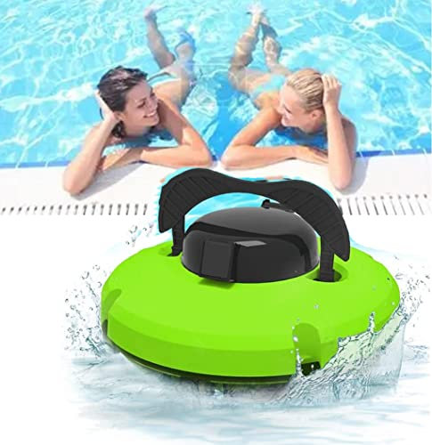 Automatic Pool Vacuum Cleaner, Cordless Automatic Pool Cleaner, Fully Automatic Robotic Pool Cleaner Wall-Climbing Underwater Cleaner, Ideal for In-Ground Swimming Pools up to 50 Feet B